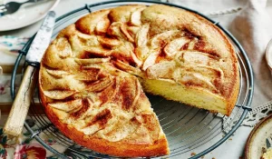 bolo de maçã com canela
