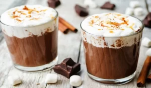 Chocolate quente cremoso