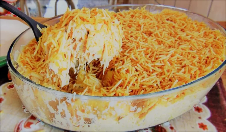 Purê de batata com frango