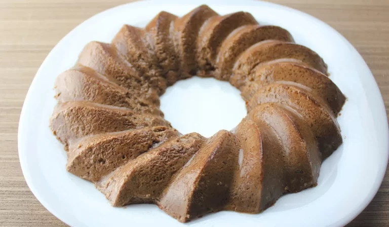 Pudim de chocolate diet