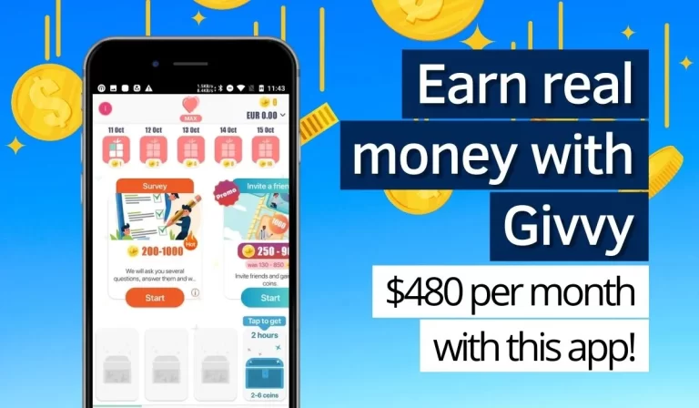 Earn real money with Givvy - Receitas Samp