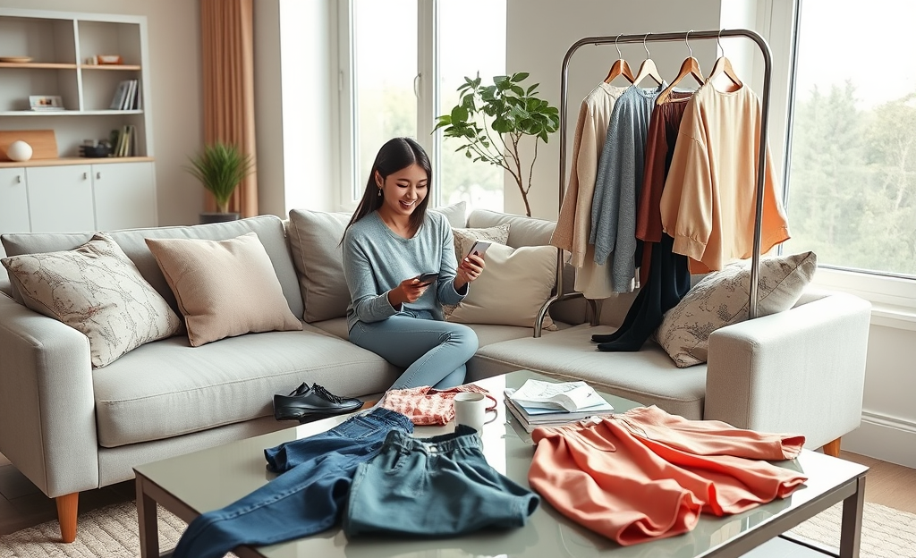 Imagem ilustrativa da função secreta da SHEIN que permite testes de roupas gratuitas.