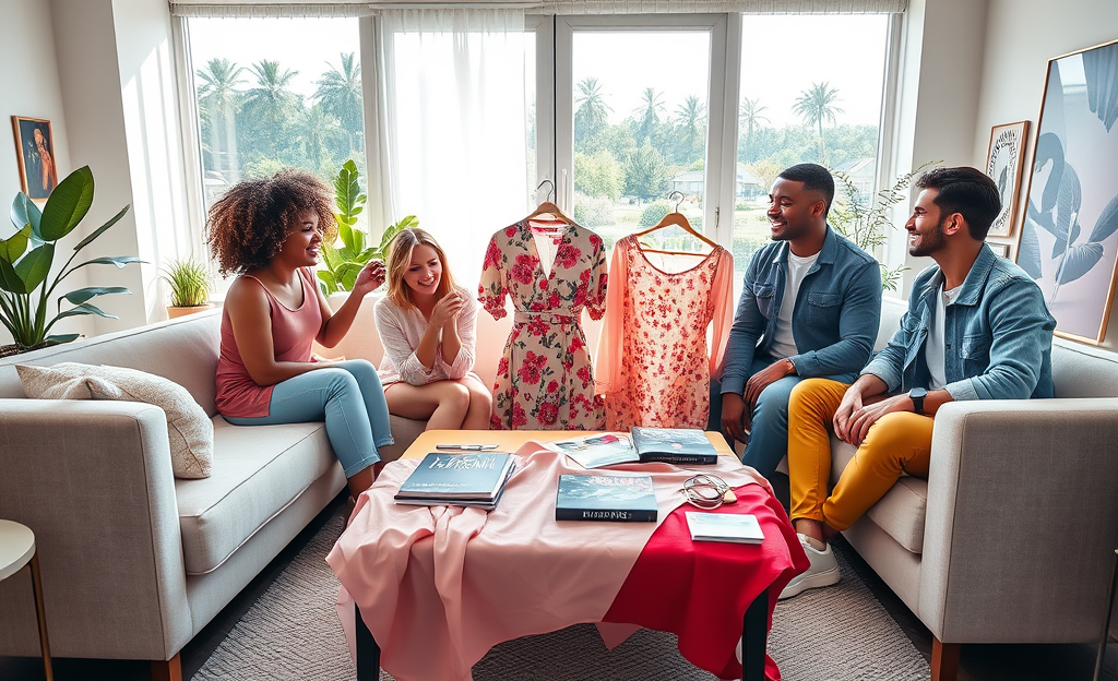 Imagem ilustrativa do programa de seleção da SHEIN para testes de roupas.