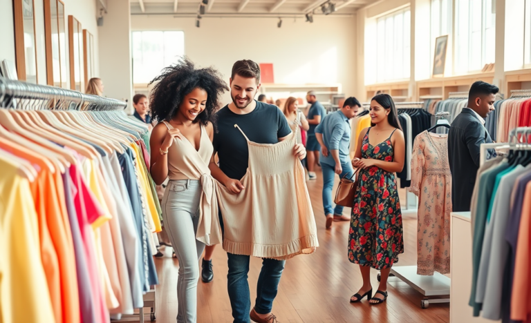 Imagem de roupas disponíveis na promoção da SHEIN sem custo