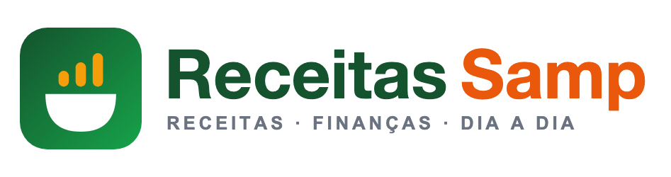 Receitas Samp — receitas, finanças e dia a dia