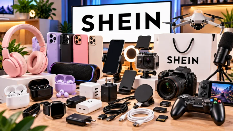 Teste Equipamentos Eletrônicos Grátis na SHEIN
