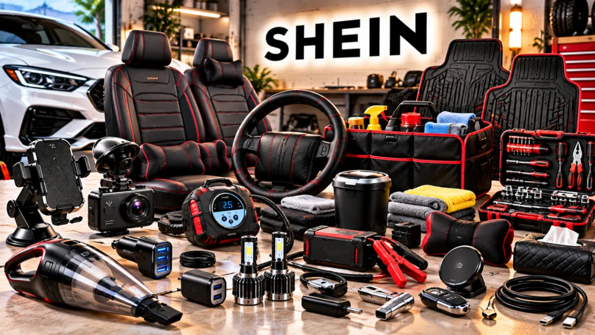 Na SHEIN Você Pode Ganhar Produtos Automotivos
