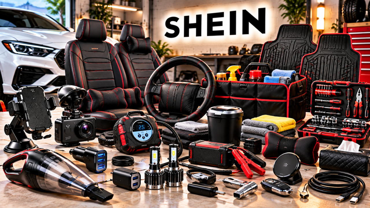 Na SHEIN Você Pode Ganhar Produtos Automotivos